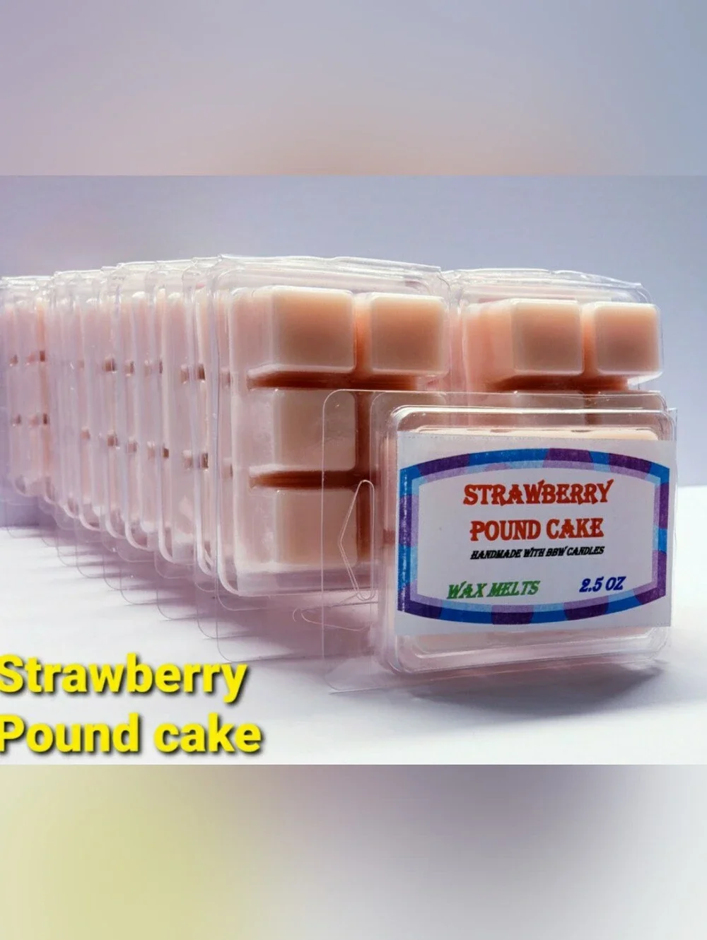 STRAWBERRY POUND CAKE -Bath & Body Works Candle Wax Melts- $8 per pack